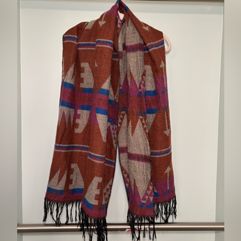 Yak Wool Reversible Scarf
